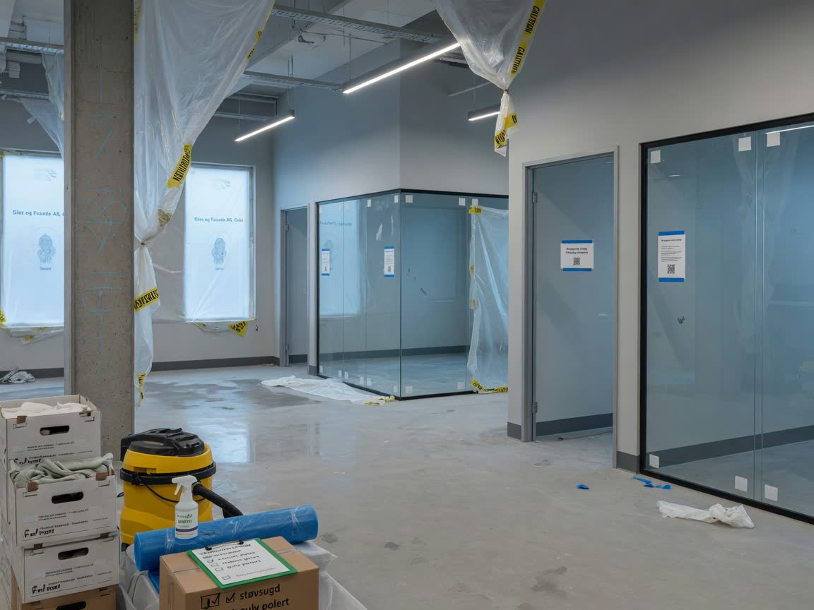 Bygg klart til overlevering etter grundig renhold